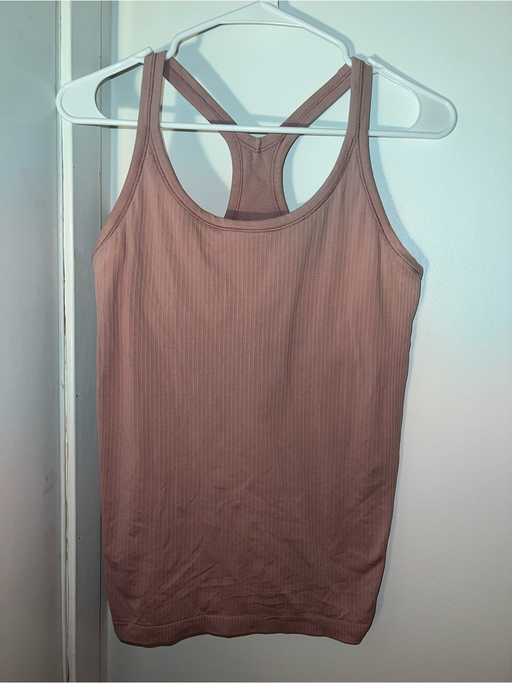 lululemon athletica Ebb to street Ribbed Racerback Tank - Mauve